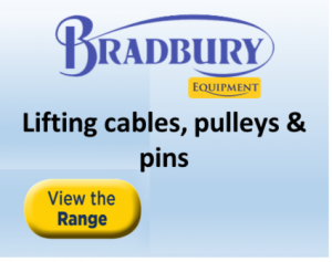 Bradbury cables, pulleys & pins